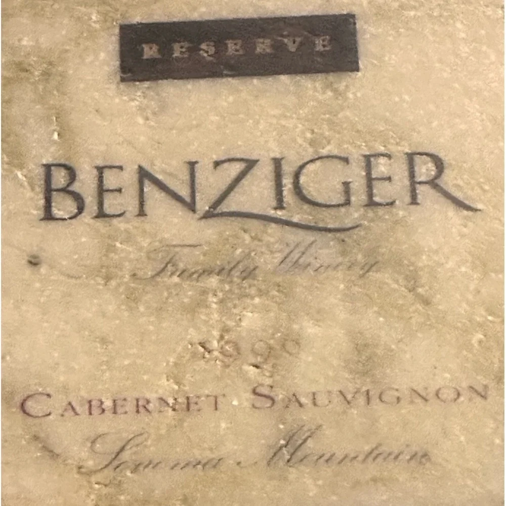 Vintage‎ Behringer Family Winery marble fridge magnet 1998